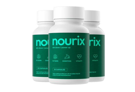 Nourix 90 dagars förbrukning - 3 flaskor naturligt kosttillskott för metabolisk hälsa Sverige största rabatt